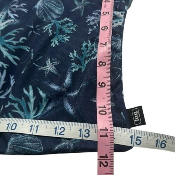 Travel Packing Cubes Set Of 3 With Zipper Closure & Ocean Coral Print For Laundr - Picture 4 of 6